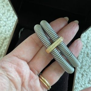 Alors silver 10kt gold and diamonds